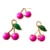 Cerises rose fuchsia