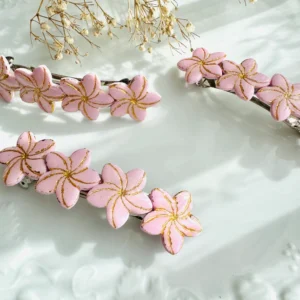 Barrettes Frangipanier